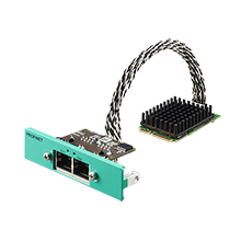 2端口 Hilscher netX100 现场总线 mPCIe, PROFINET, RJ45